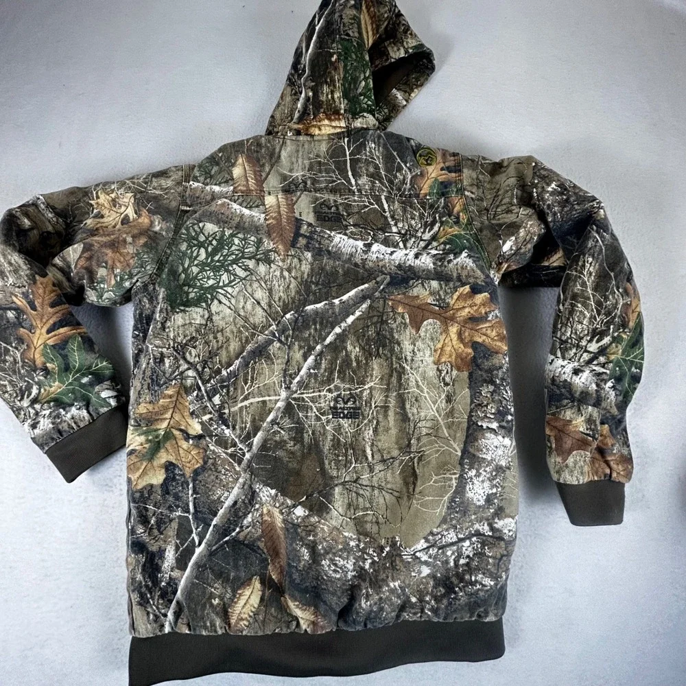 Magellan Outdoors Kids Large RealTree Edge Camo‎ Hooded Insulated Jacket Coat